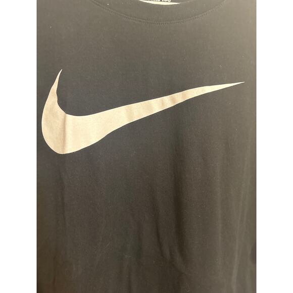 Nike Swoosh Logo Tee Shirt Black XXL “The Nike Tee” Just Do It – Size 2XL - Picture 2 of 4